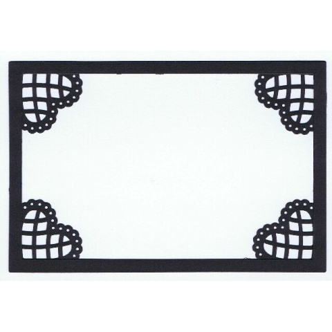 Silhouette Cutting File - Fotorahmen Herzchen SHC1