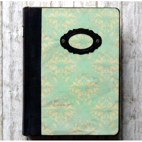 Turquoise Damask Tagebuch 